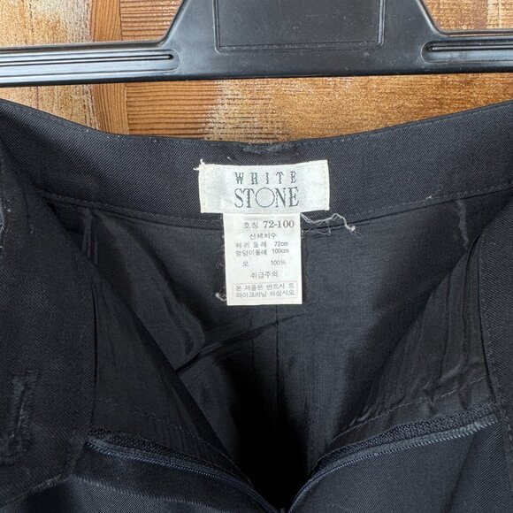 White Stone Black High Waisted Shorts - Picture 8 of 9